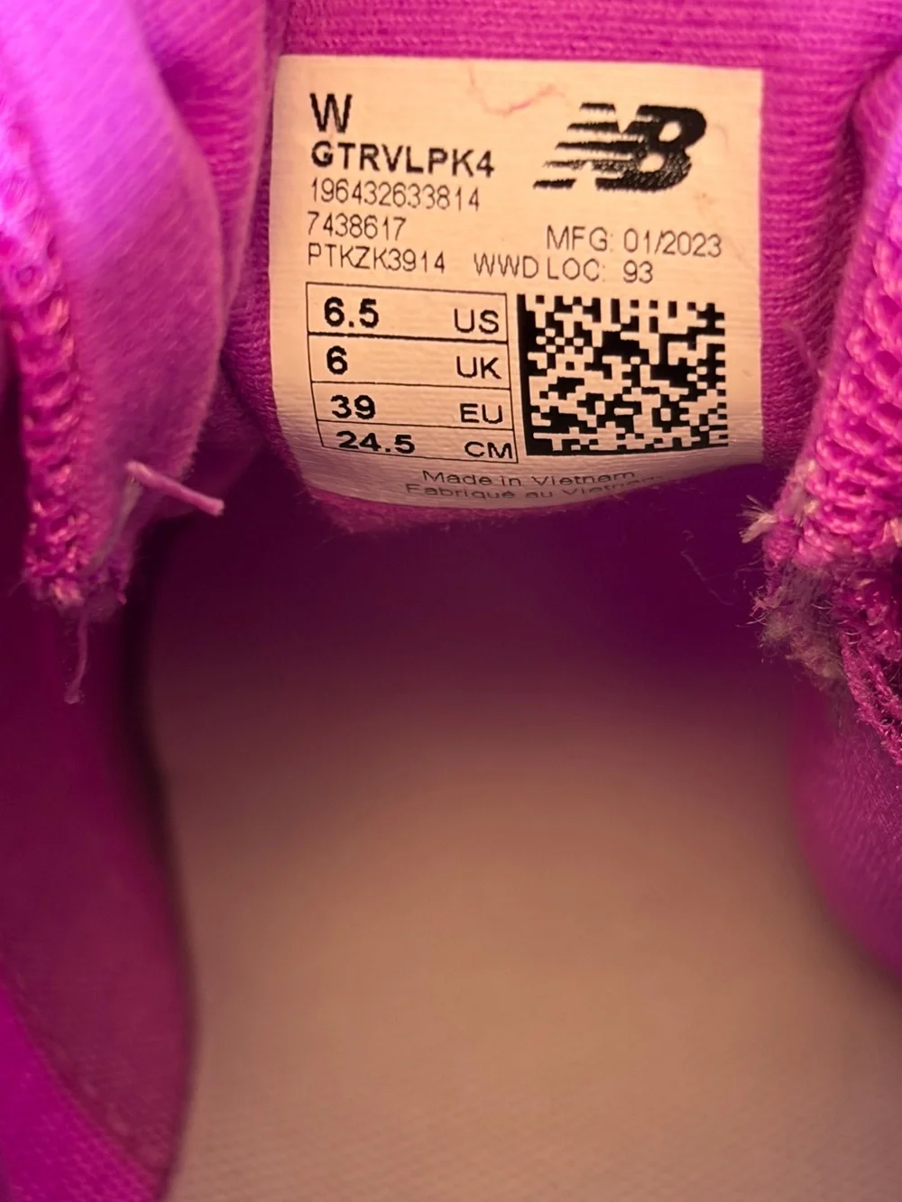 New Balance kids DynaSoft Reveal v4 BOA sneakers size 6.5 Wide
